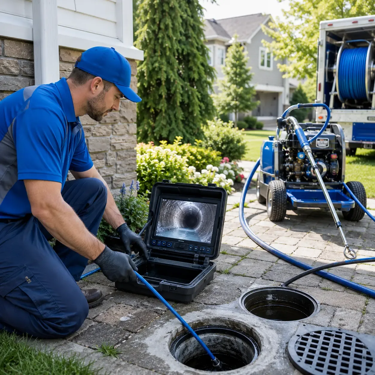 Outdoor drain cleaning professionals serving Weldon, NC